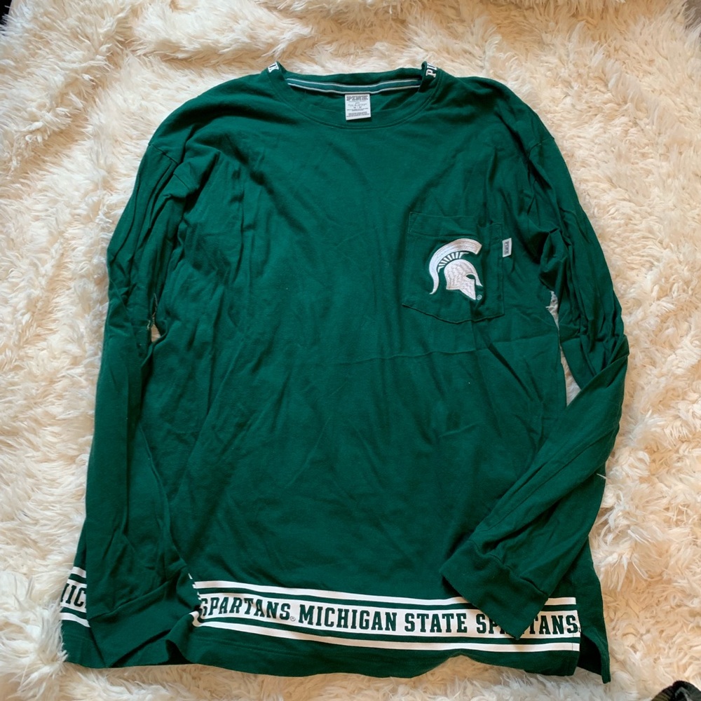 Michigan State Tunic Long Sleeve Tee